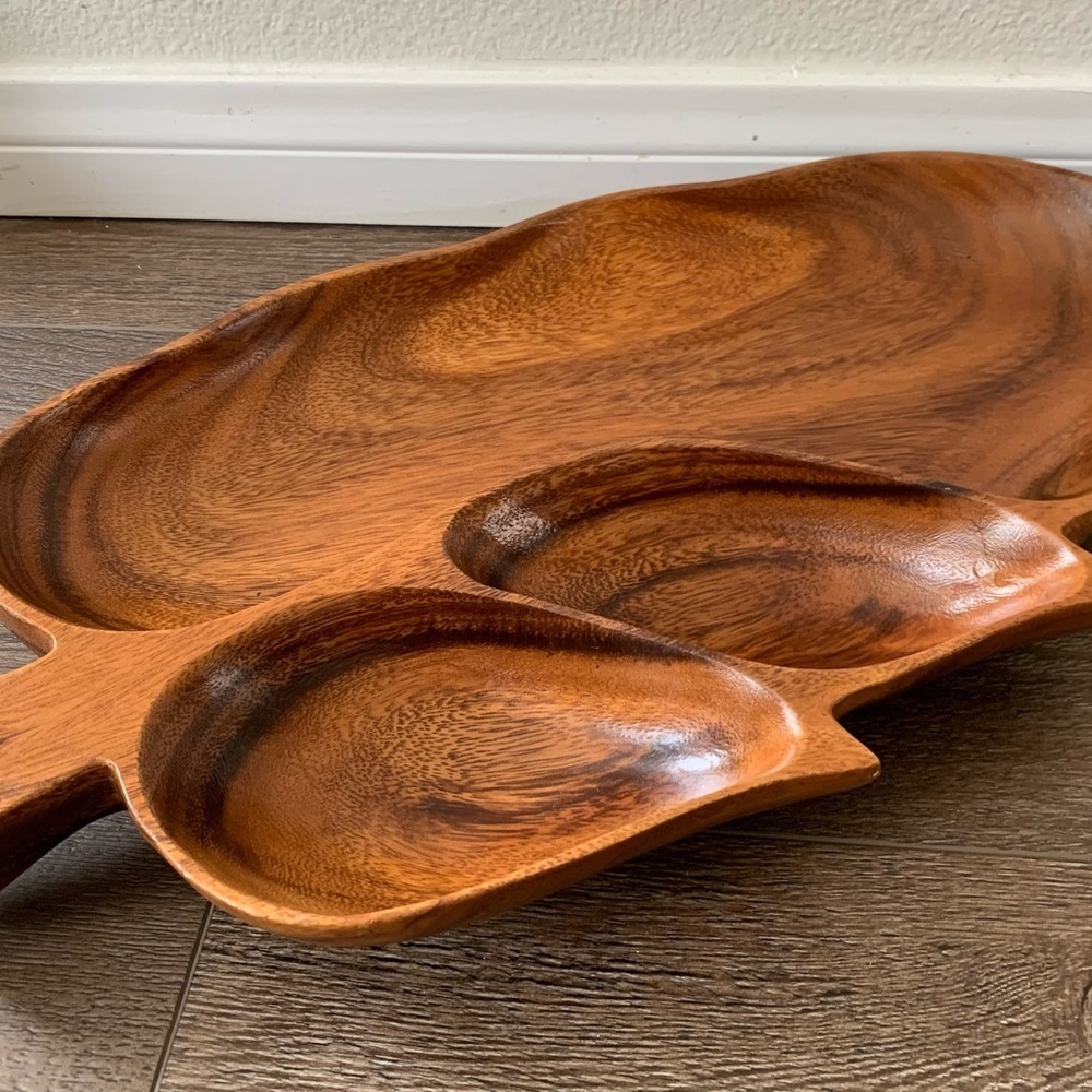 Elegant Wooden Serving Platter